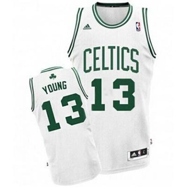 Boston Celtics #13 James Young White Revolution 30 Jersey